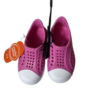 Wonder Nation Slip-on Pink Shoes Girls 5/6 Water Friendly Rubber New in Box
